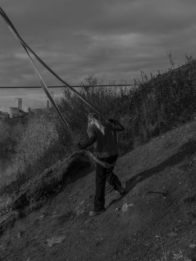 © Katya Selezneva - Under the bridge leading from the residential part of the city to the abandoned one