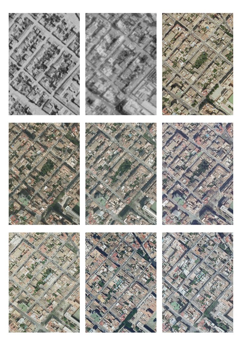 © Maya Valencia - Urban transformation of the area around my grandmother’s house from 1956 to 2024.