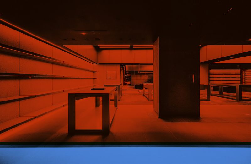 © Vytenis Jankūnas - The End of Fancy Shopping - Empty Balenciaga shoe store on Madison Avenue, NYC