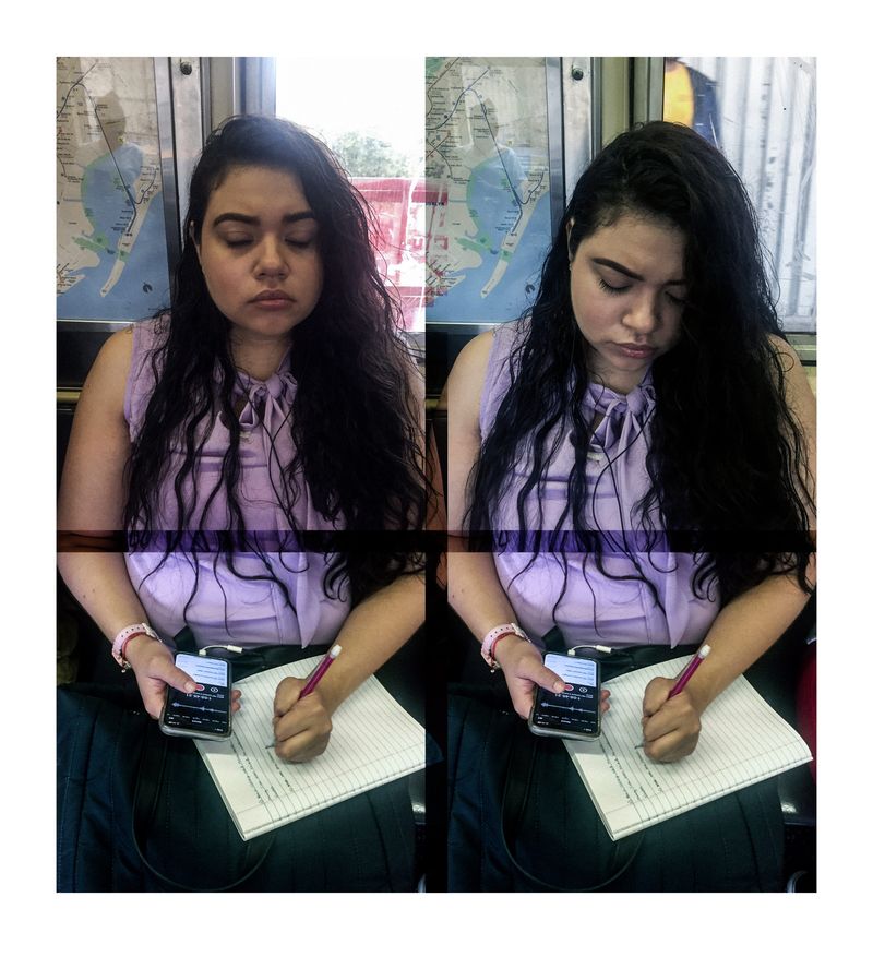 © Vytenis Jankūnas - J 2 Manhattan & Back 24-7-365 Portrait #018, 2018. C-print.