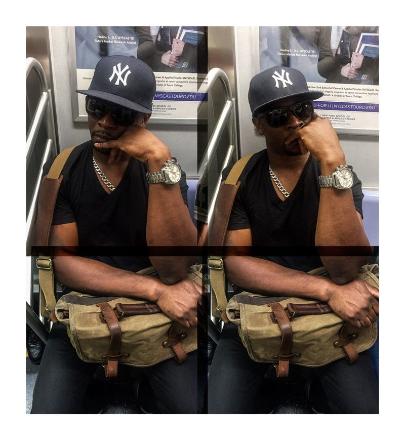 © Vytenis Jankūnas - J 2 Manhattan & Back 24-7-365 Portrait #033, 2018. C-print.