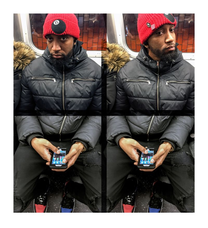 © Vytenis Jankūnas - J 2 Manhattan & Back 24-7-365 Portrait #040, 2018. C-print.