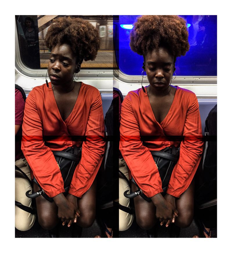 © Vytenis Jankūnas - J 2 Manhattan & Back 24-7-365 Portrait #045, 2018. C-print.