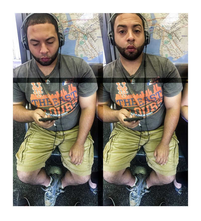 © Vytenis Jankūnas - J 2 Manhattan & Back 24-7-365 Portrait #032, 2018. C-print.