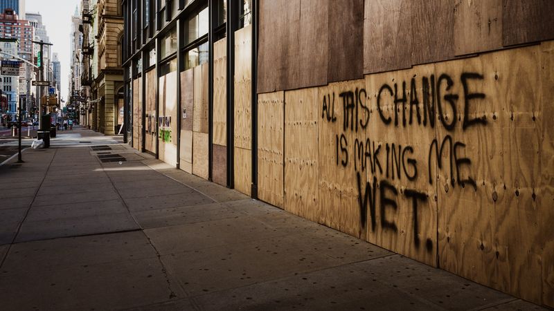 © Vytenis Jankūnas - The End of Fancy Shopping - The Change on Broadway