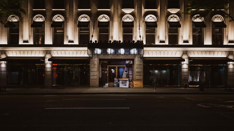 © Vytenis Jankūnas - The End of Fancy Shopping - New Home In Front of Talbot's on Madison Avenue