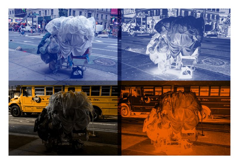 © Vytenis Jankūnas - Shopping cart on Broadway