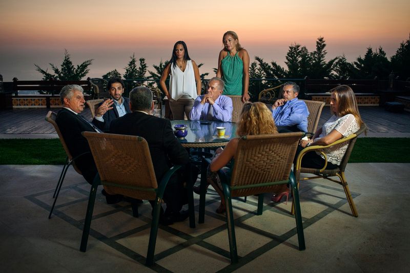 © Anna Bosch - Meeting at the Torbay's family house, with representative of the Chamber of Commerce of Syria
