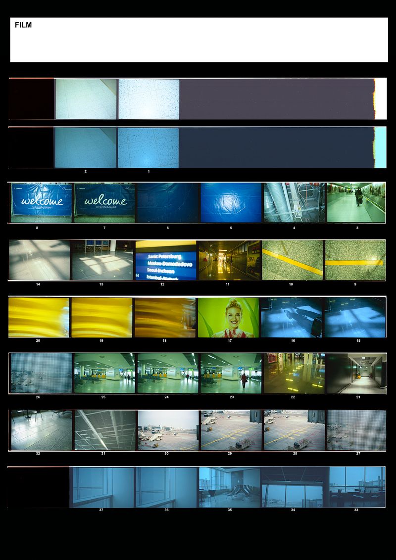 © Ans Brys - Extract from the 5|6 project. Contactsheet.