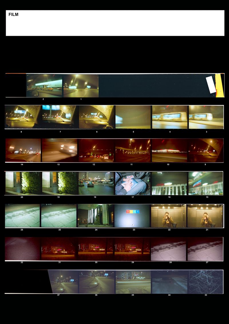 © Ans Brys - Extract from the 5|6 project. Contactsheet.