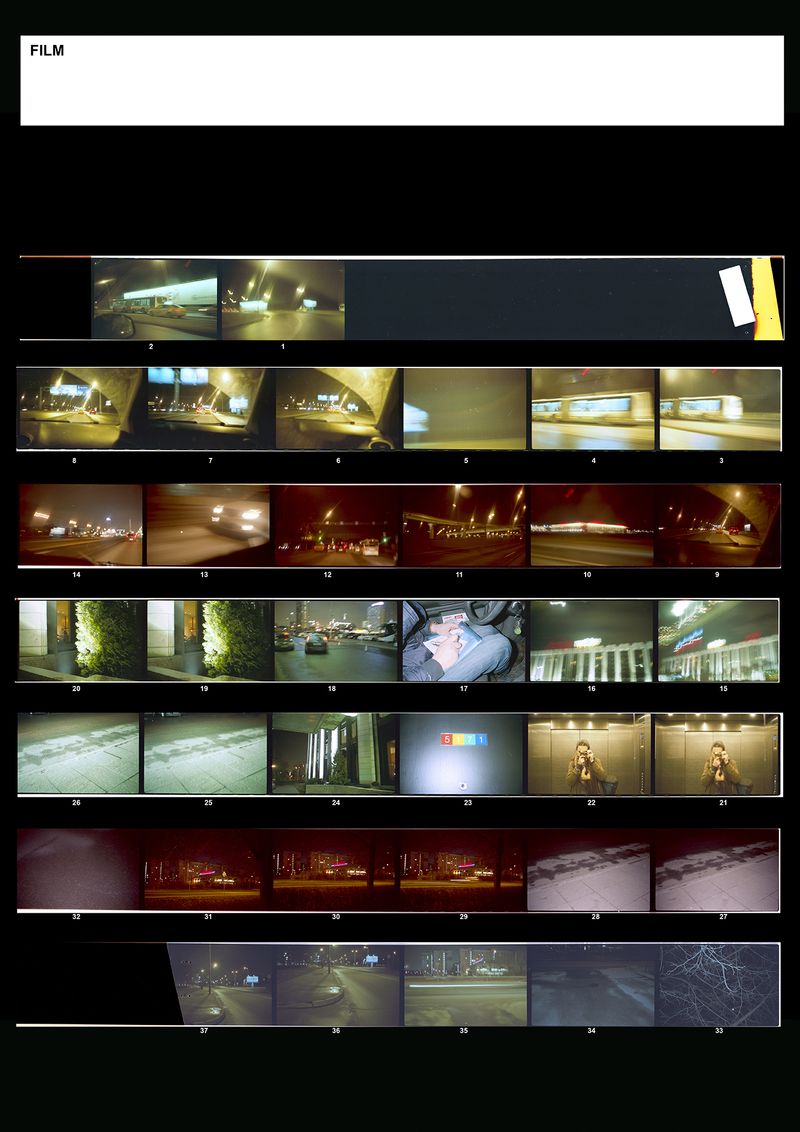 © Ans Brys - Extract from the 5|6 project. Contactsheet.