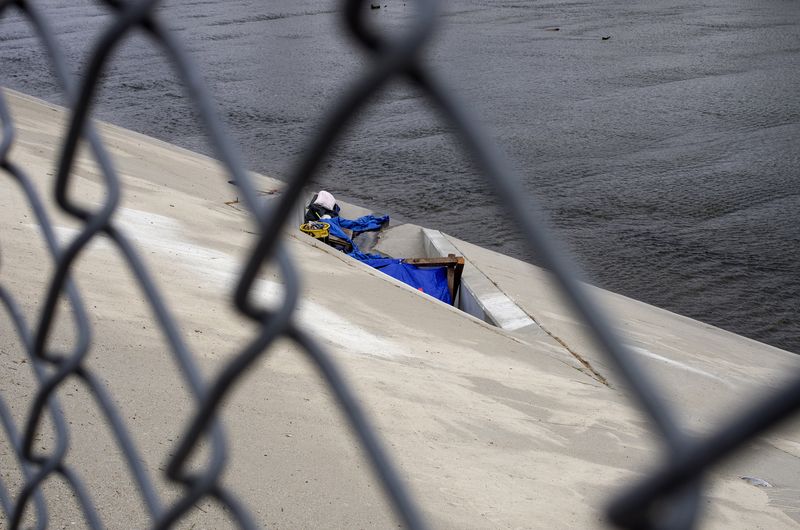 © Avital Oehler - Some have converted storm drains into makeshift home.