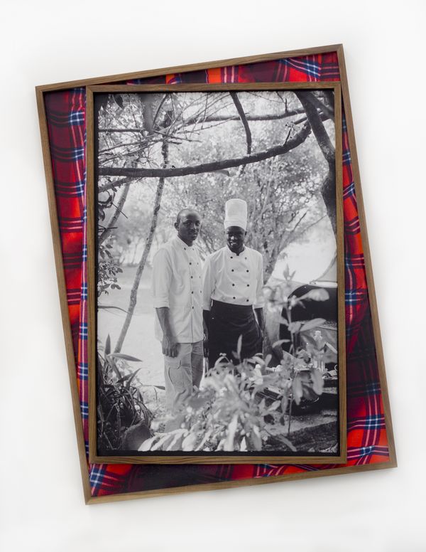 © David Alekhuogie - post colonial bush breakfast40x50in archival inkjet print in artist frame
