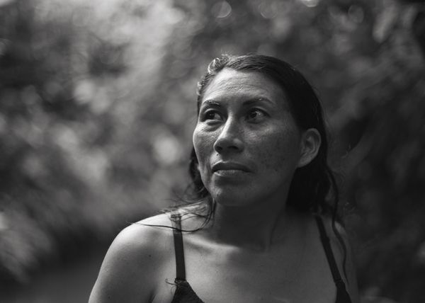 © Daniela Beltran B. - A portrait of Naime Irunmenga in the jungle.