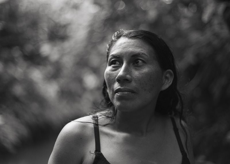 © Daniela Beltran B. - A portrait of Naime Irunmenga in the jungle.