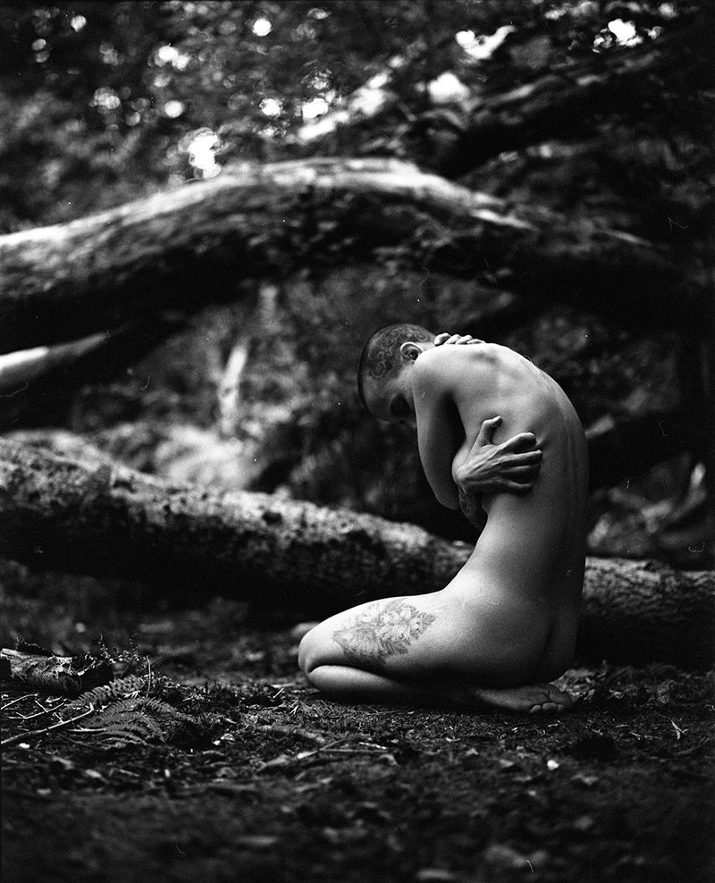 © Selina Mayer - Grace Jessica, Epping Forest 2018. Silver gelatin print.