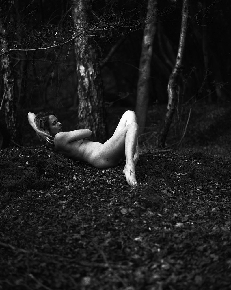 © Selina Mayer - Angie Marie, Epping Forest 2017. Silver gelatin print.