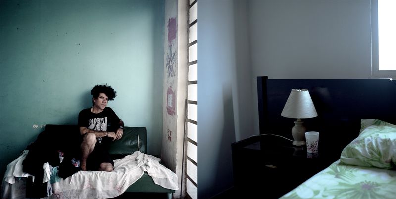 © Luis Cobelo - Gorki Aguila. Leader of the punk band Porno Para Ricardo."I'm pretending that I am waiting something but I am not".