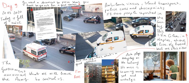 © Ludovica Bastianini - Image from the Covid19 - A visual diary from Naples, Italy photography project