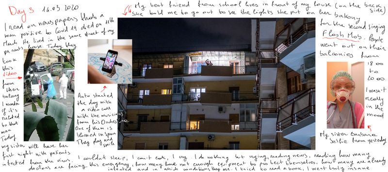 © Ludovica Bastianini - Image from the Covid19 - A visual diary from Naples, Italy photography project