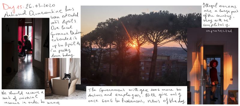 © Ludovica Bastianini - Image from the Covid19 - A visual diary from Naples, Italy photography project