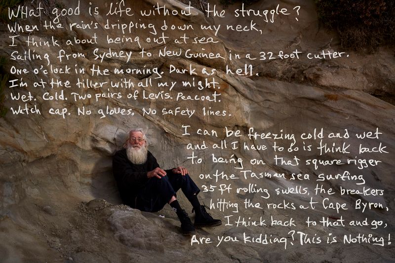 © Gregg Segal - Doug Dumaurier, Laguna Beach, 2025