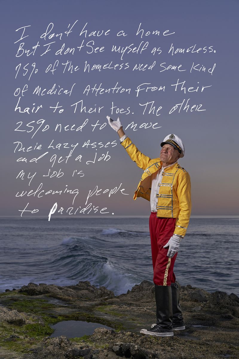 © Gregg Segal - Michael Minutoli, Laguna Beach, 2025