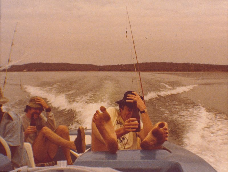 © Jono Terry - Family archives: my father on Lake Kariba