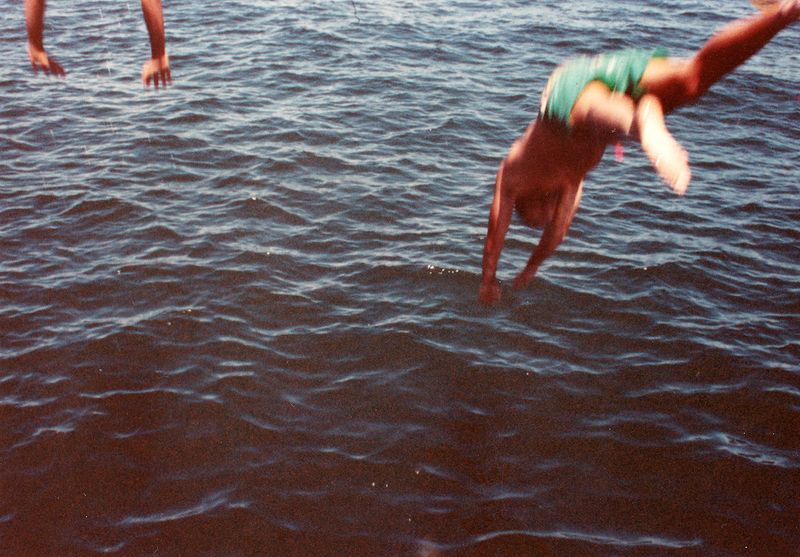 © Jono Terry - Family archives: swimming in Lake Kariba.