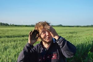 Irene in the fields