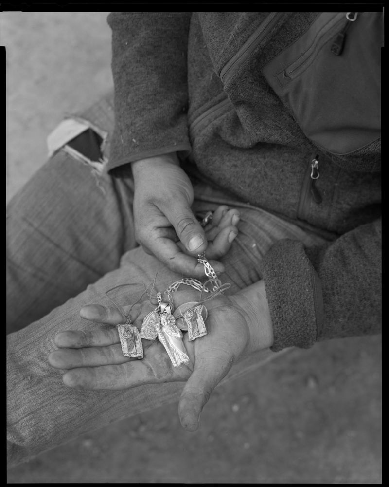 © Lisa Elmaleh - Good luck charms, third attempt crossing the desert, Sasabe, Sonora, Mexico