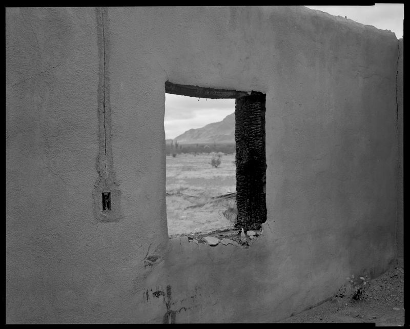 © Lisa Elmaleh - Margaret's House, after being burned down by the cartel, Tohono O'odham Reservation