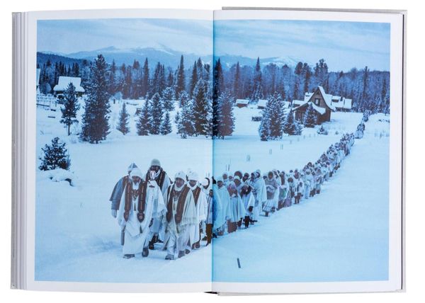 © Jonas Bendiksen / Magnum Photos, spread from the book, The Last Testament