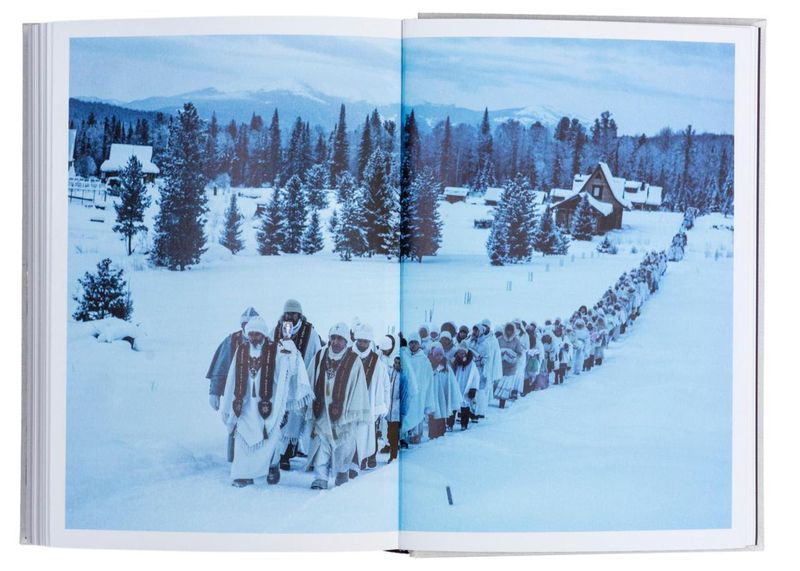 © Jonas Bendiksen / Magnum Photos, spread from the book, The Last Testament