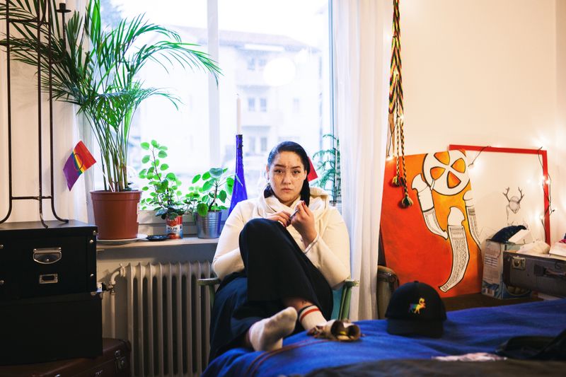 © Tim Boddy - Timimie Märak is a queer Sámi activist, poet, and artist.
