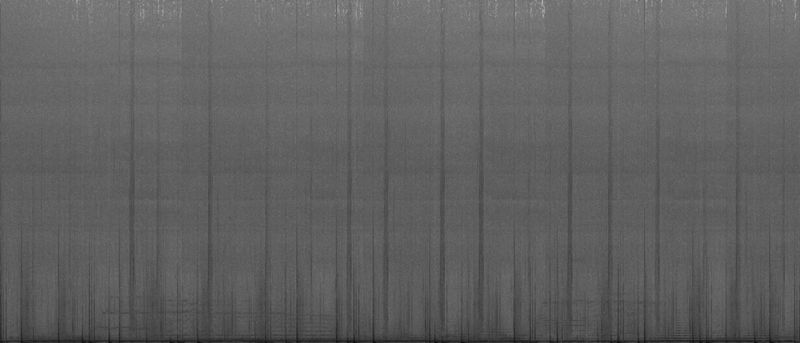 © Jošt Dolinšek - Soundscape spectrogram no. 6 / visualisation initially made for printed matter