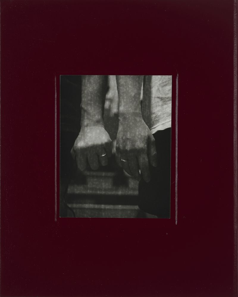© Jay Lim - Photobook Back Cover. Includes a 4x5 inch darkroom handprint, Ilford MGFB Matte Warmtone Paper.