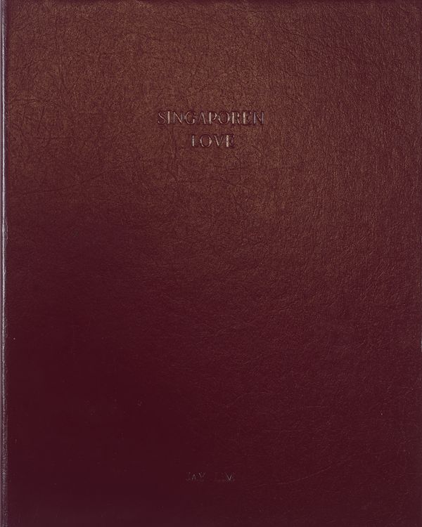 © Jay Lim - Photobook Front Cover, clear-foiled heat-pressed.