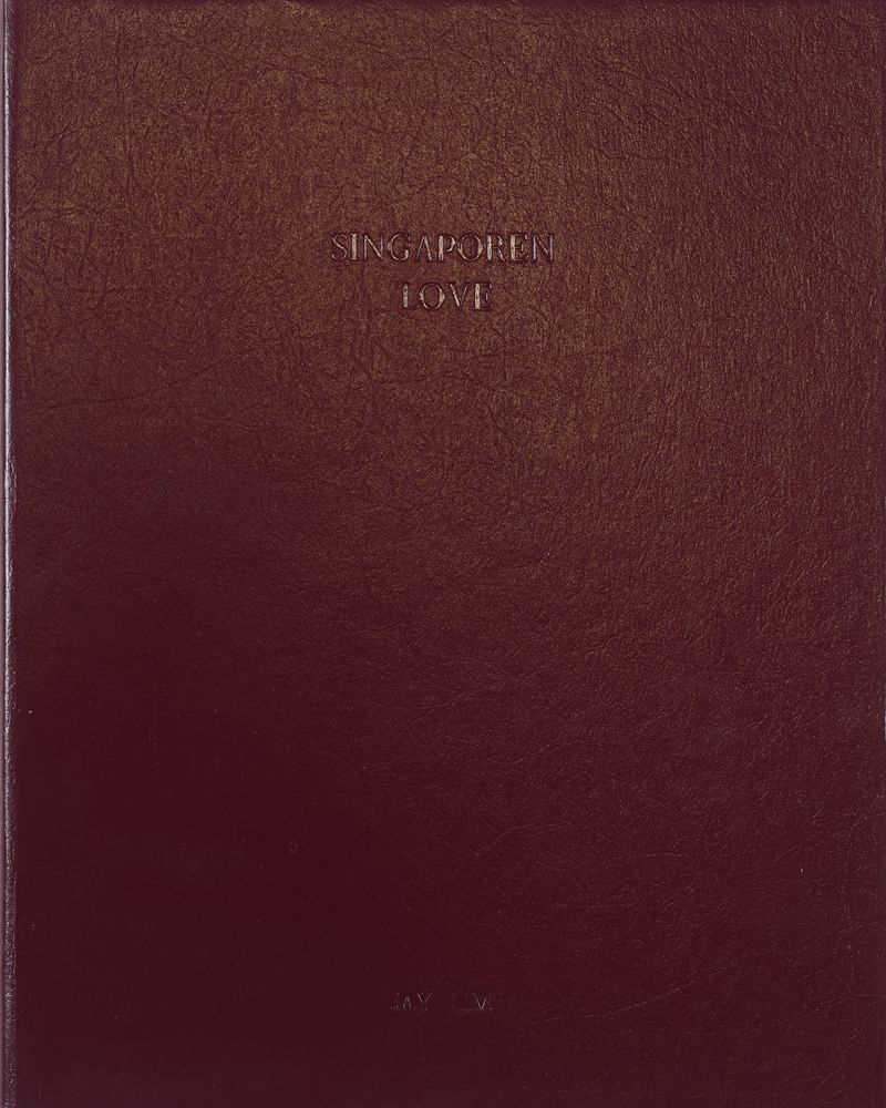 © Jay Lim - Photobook Front Cover, clear-foiled heat-pressed.