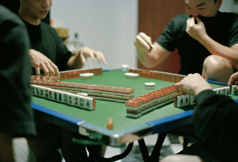 © Jay Lim - G. and friends' weekly affair: playing Mahjong