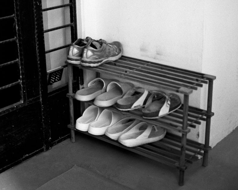 © Jay Lim - Shoerack outside L.'s house, who was a one-night stand