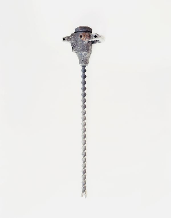 © Daniel Kovalovszky - A Böhring drill of the period which the prisoners used in the mine in Csolnok. Csolnok, Hungary 2017.