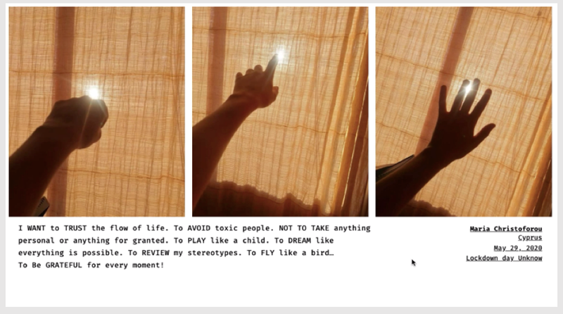 © Sandra Gaudenzi and Sandra Tabares Duque - Image from the Corona Haikus photography project