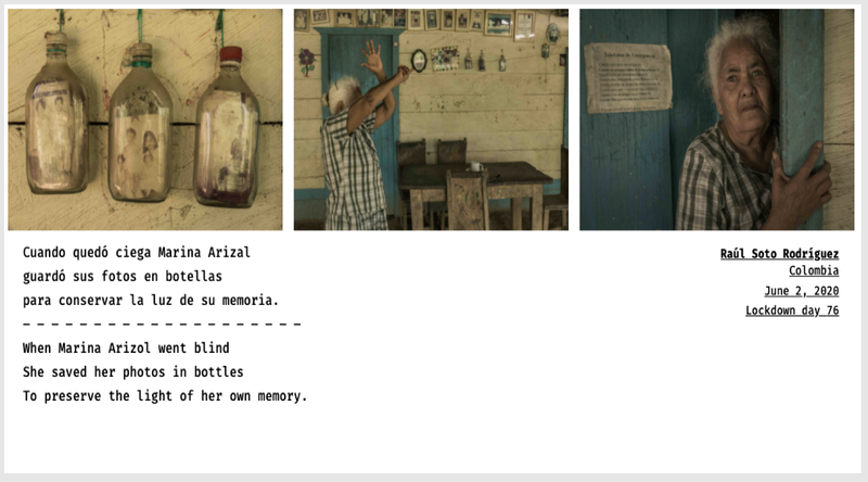 © Sandra Gaudenzi and Sandra Tabares Duque - Image from the Corona Haikus photography project