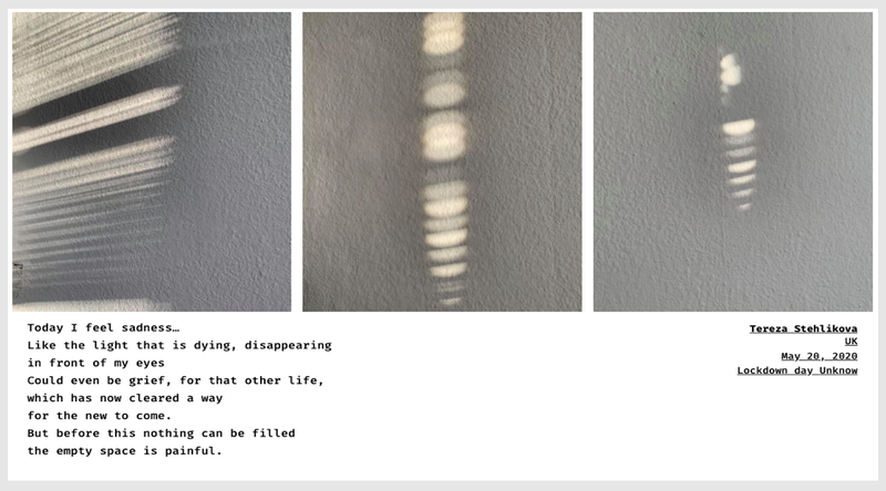 © Sandra Gaudenzi and Sandra Tabares Duque - Image from the Corona Haikus photography project