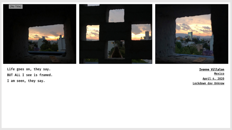 © Sandra Gaudenzi and Sandra Tabares Duque - Image from the Corona Haikus photography project