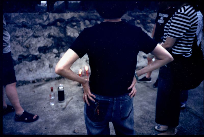 © Yuhan Cheng - Grandma's Touqi, we gather to burn paper money. Chengdu, 2023.