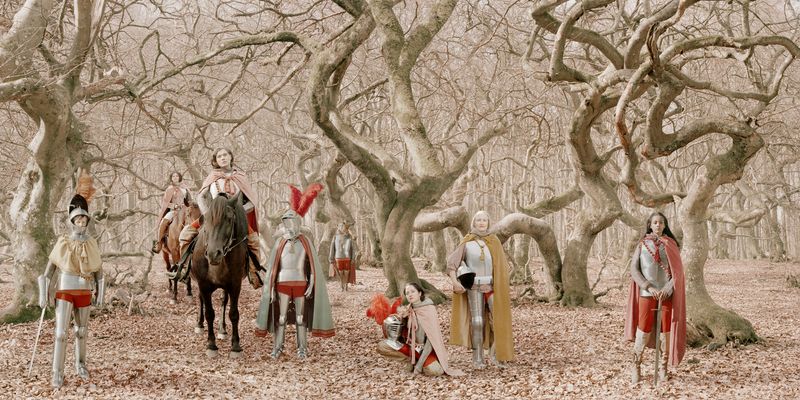 © Helena Blomqvist - "Beech Forest", 100x200 cm, 2019.