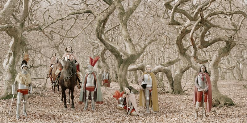 © Helena Blomqvist - "Beech Forest", 100x200 cm, 2019.