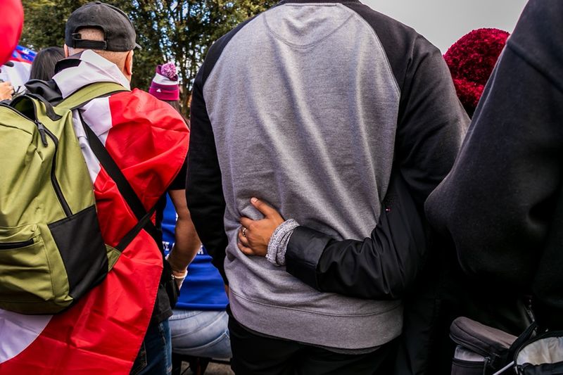 © Serena Stevenson - Peaceful supported protest.